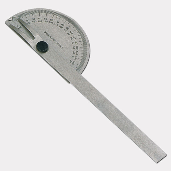 Steel Protractor with Round Head